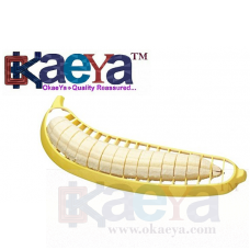 OkaeYa Banana Cutter Large Size Plastic Material Easy Use and Clean